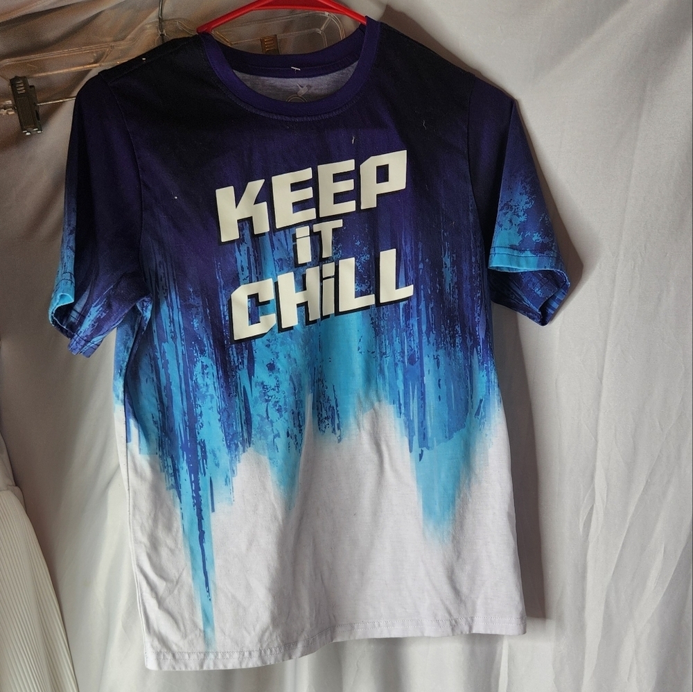 Boy's Keep it Chill Short Sleeve T-Shirt  - Size XL (14-16)